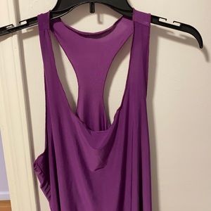 Onzie Hot Yoga Glossy Flow Tank Purple